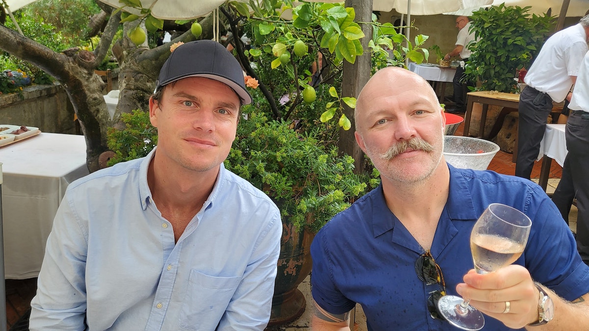 The Legendary Colombe d’Or Lunch – the heavy ad hitters hit the rosé in St Paul de Vence