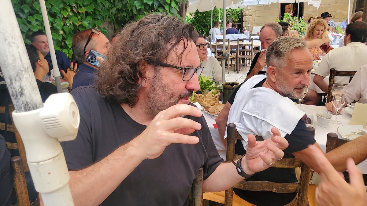 The Legendary Colombe d’Or Lunch – the heavy ad hitters hit the rosé in St Paul de Vence