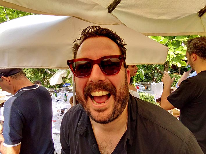 The Legendary Colombe d’Or Lunch – the heavy ad hitters hit the rosé in St Paul de Vence
