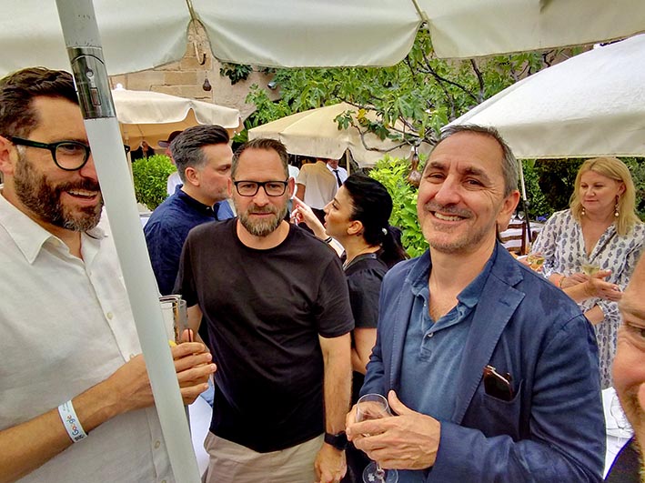 The Legendary Colombe d’Or Lunch – the heavy ad hitters hit the rosé in St Paul de Vence