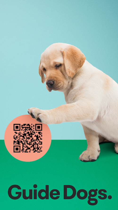 Guide Dogs Australia launches CuteR Codes to collect tax-time donations via The Royals