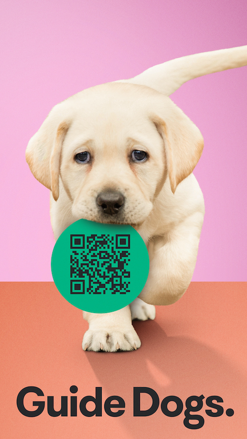 Guide Dogs Australia launches CuteR Codes to collect tax-time donations via The Royals