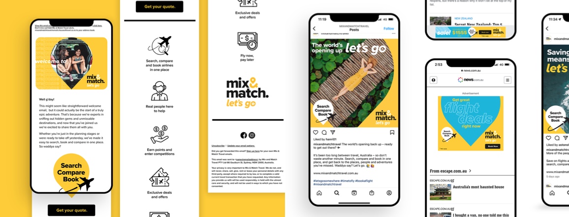 Mix&Match launches into the Australian market with new visual identity via Proximity NZ