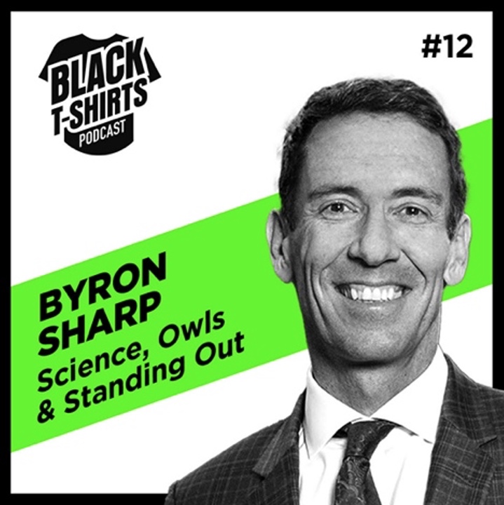Ehrenberg Bass Institute Professor Byron Sharp joins Black T-Shirts podcast as final guest