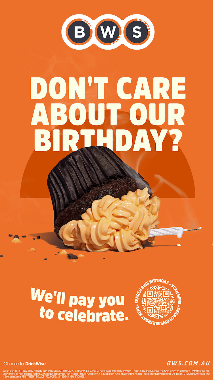 BWS celebrates 21st birthday in new campaign via M&C Saatchi Sydney, Carat and The Zoo Republic