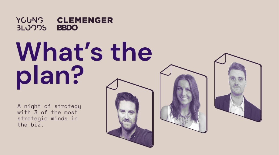 Youngbloods VIC to host strategy event in partnership with Clemenger BBDO Thurs 23 Jun