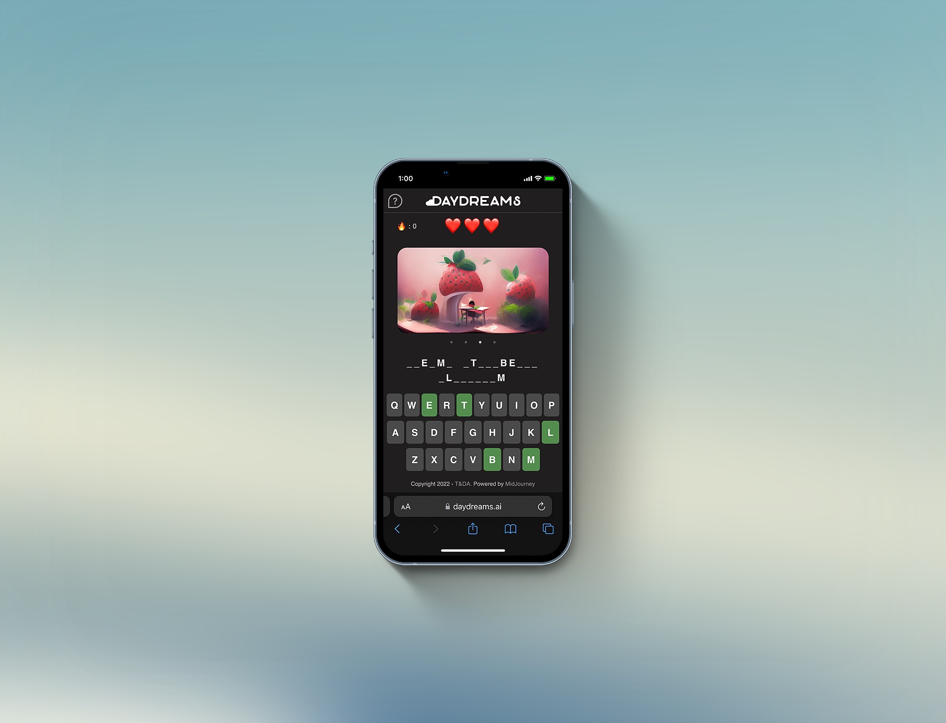 Daydreams become a reality: T&DA launches new addictive web-based game Daydreams
