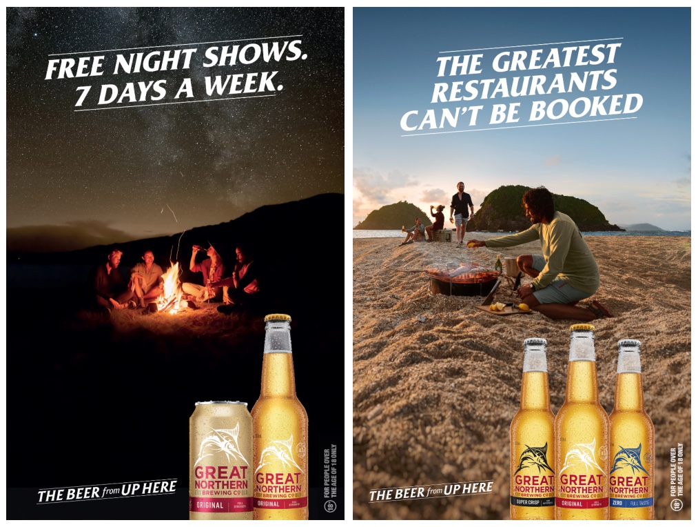 Great Northern highlights feel-good benefits of the great outdoors in new work via Clemenger