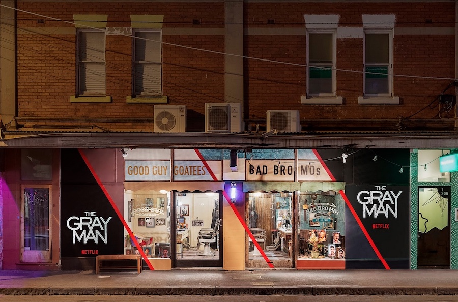 Netflix launches Good Guy Goatee/Bad Bro Barber Shop in new promo for The Grey Man via Special