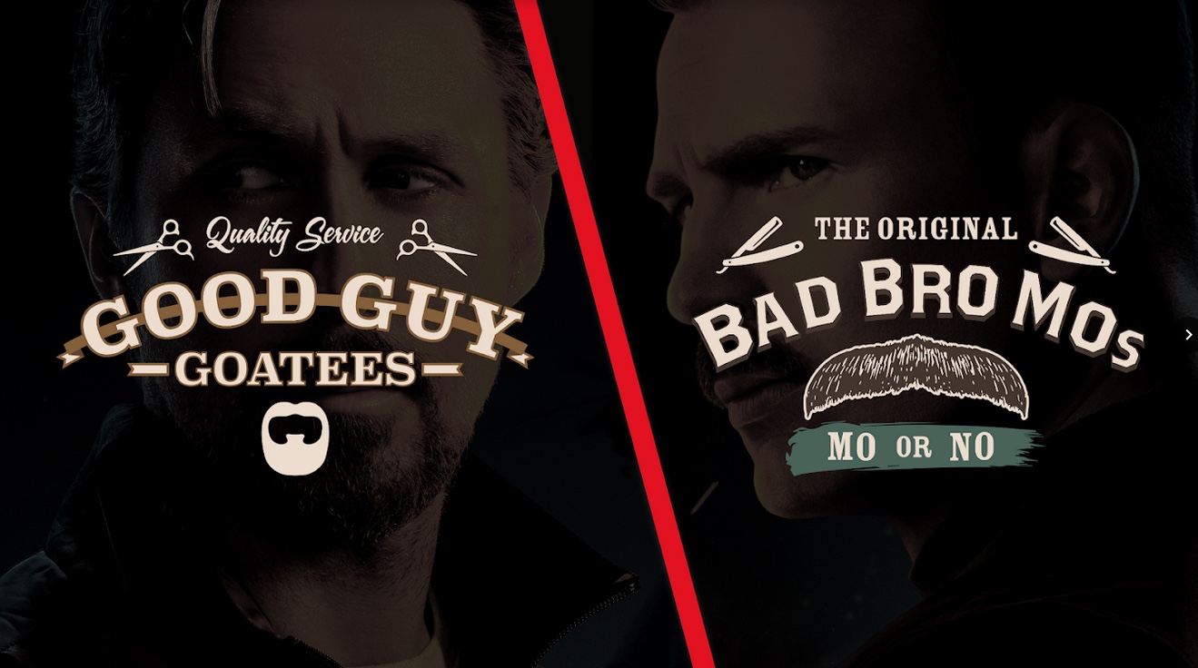 Netflix launches Good Guy Goatee/Bad Bro Barber Shop in new promo for The Grey Man via Special