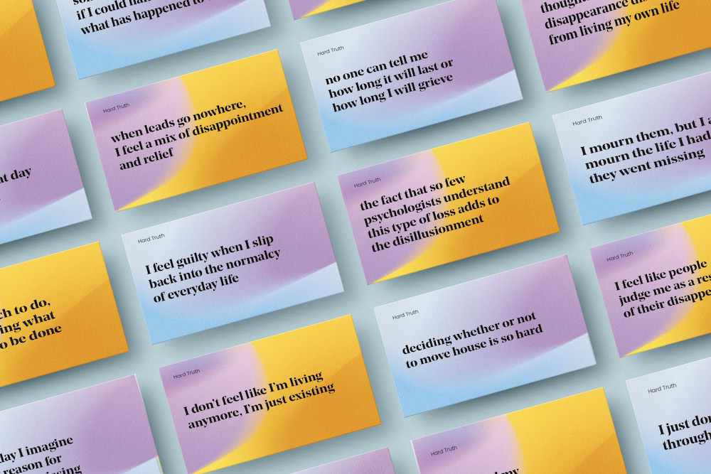 MPAN launches therapeutic language tool to help loved ones of missing persons via whiteGREY