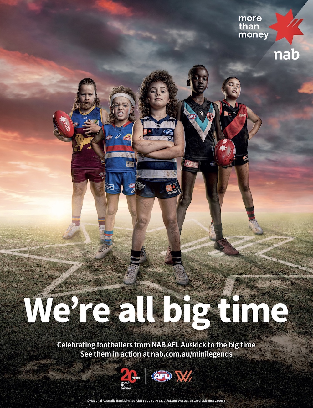 NAB Mini Legends return to inspire the future generation of AFL and AFLW legends in new campaign via TBWA\Melbourne