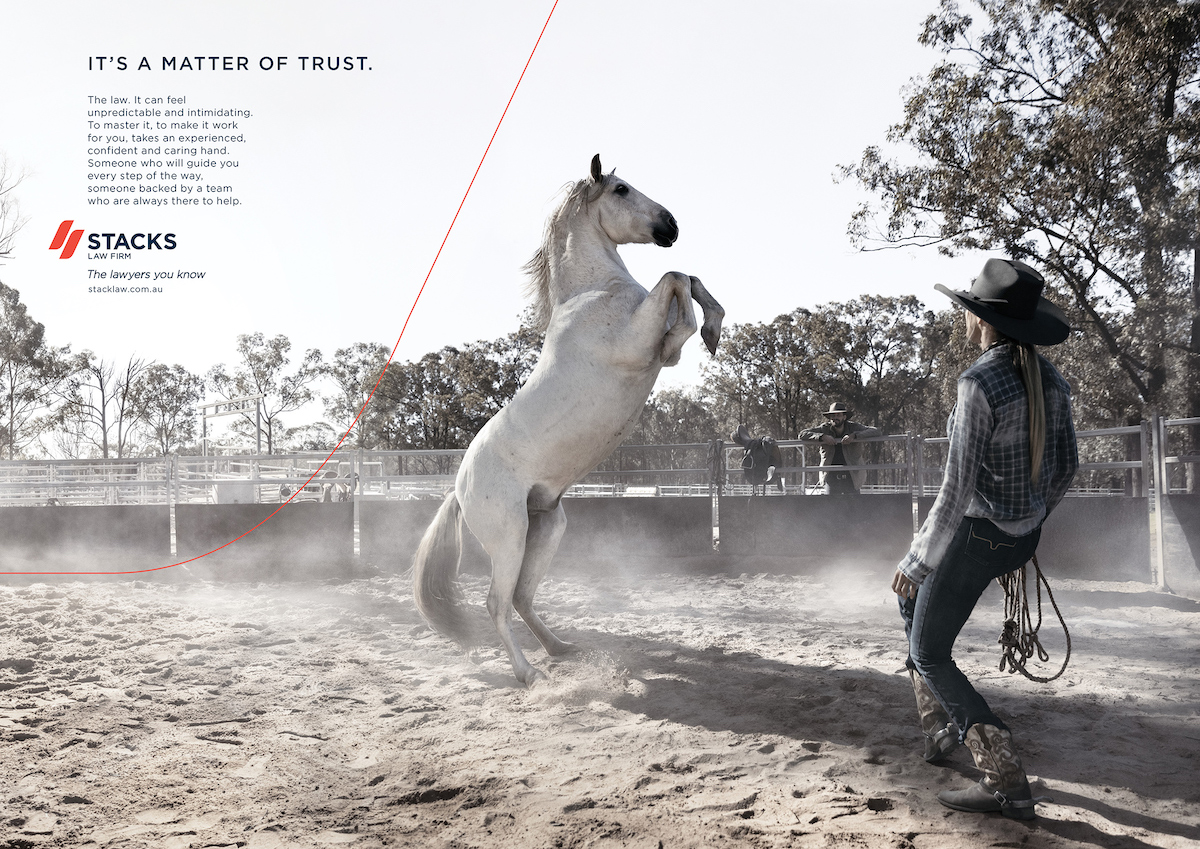 Stacks Law Firm bucks the trend of legal advertising in new campaign via Milk+Honey