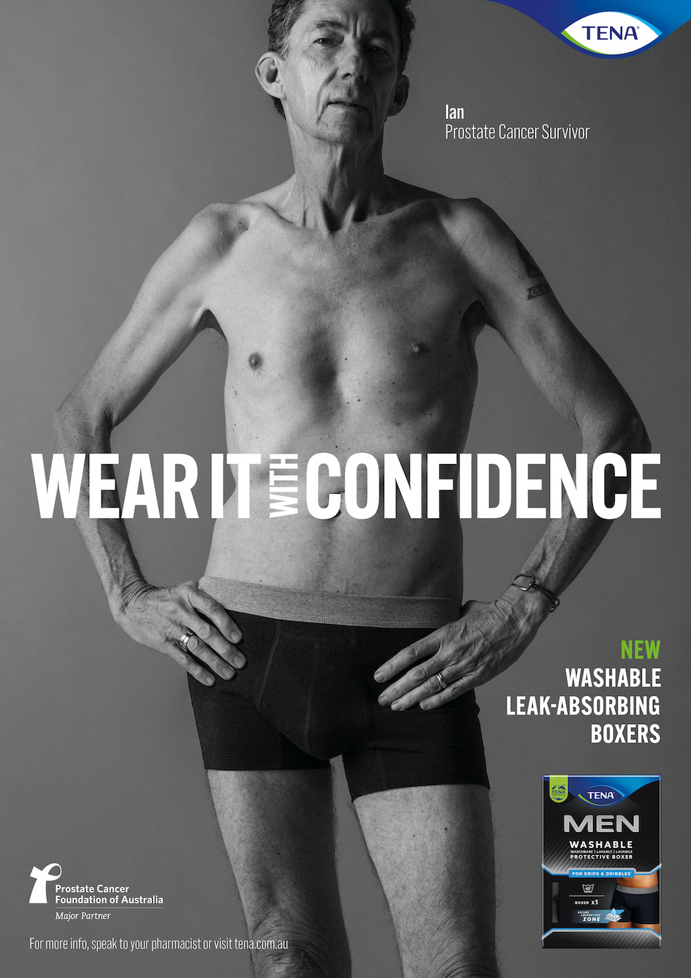 TENA Men launches new Washable Underwear campaign ‘Wear it with Confidence’ via Dig