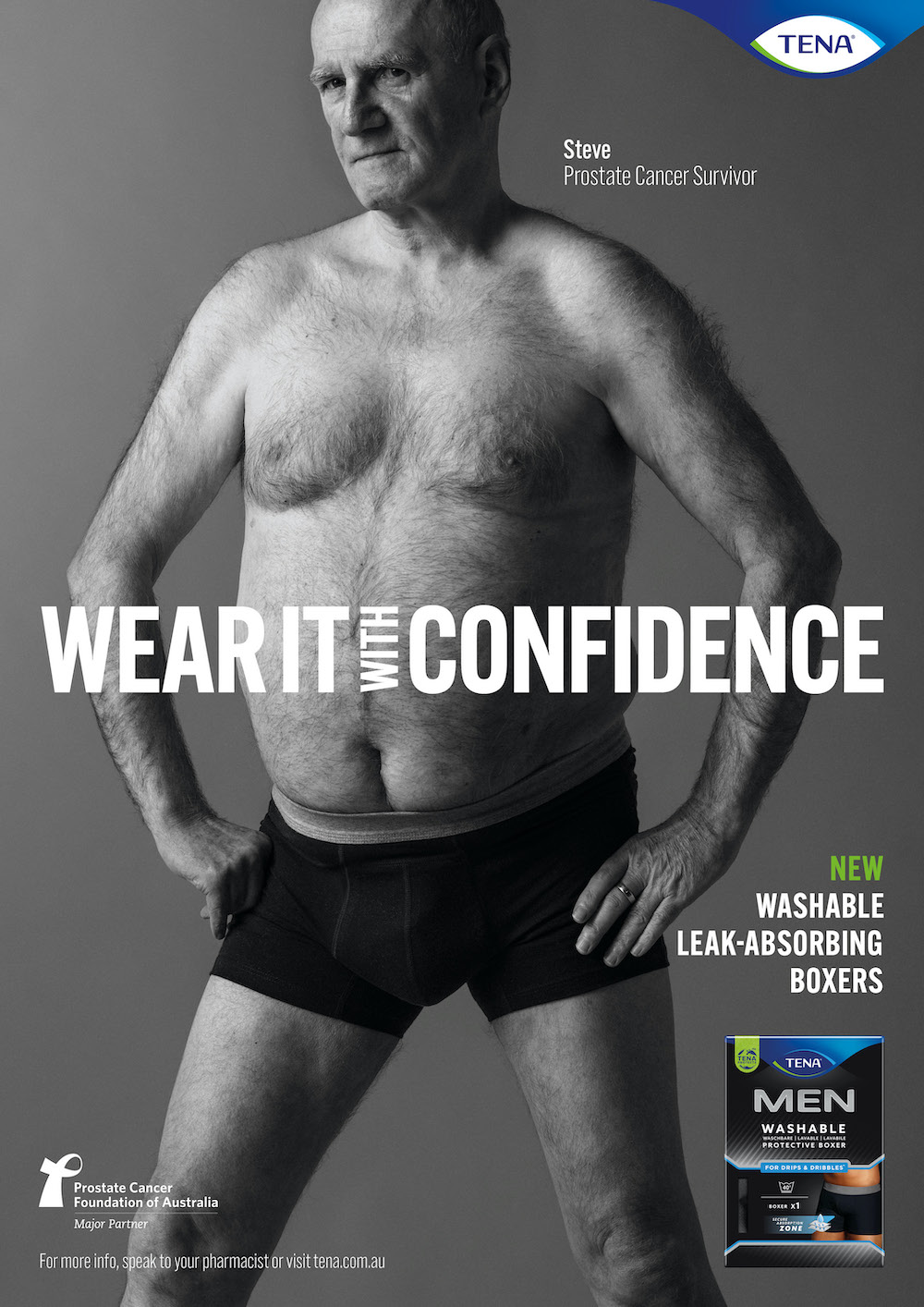 TENA Men launches new Washable Underwear campaign ‘Wear it with Confidence’ via Dig