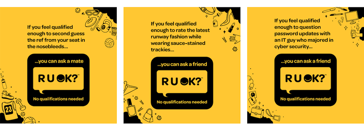 R U OK? launches ‘Ask R U OK? No Qualifications Needed’ campaign via Ogilvy and partners