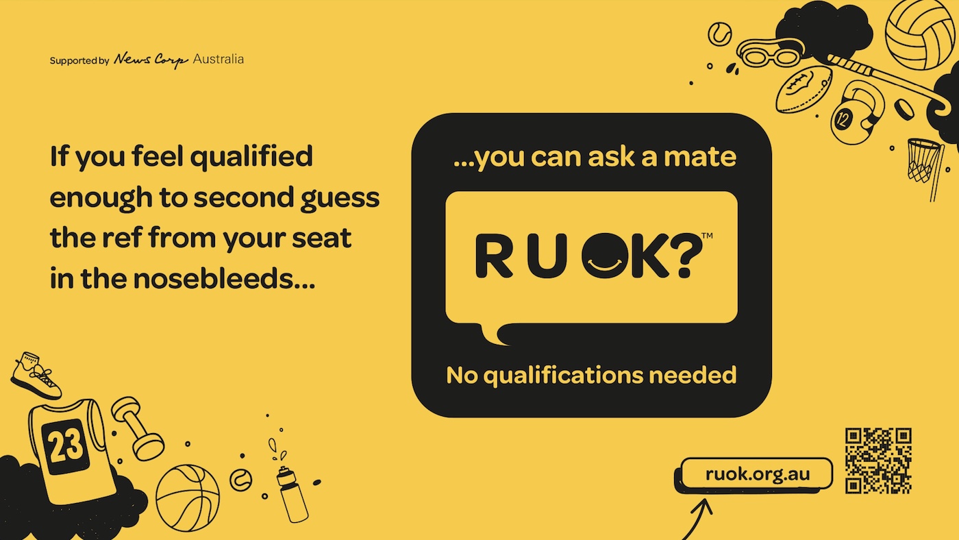 R U OK? launches ‘Ask R U OK? No Qualifications Needed’ campaign via Ogilvy and partners