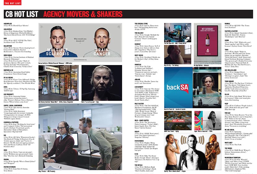 Countdown to Campaign Brief Agency of the Year plus Hot+Cold Chart – deadline Wednesday 11 Jan