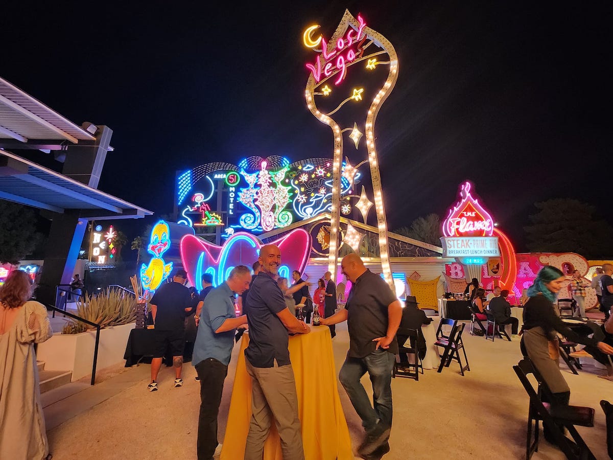 LIA hosts jury dinner and cocktail party at famous Neon Sign Museum in Las Vegas