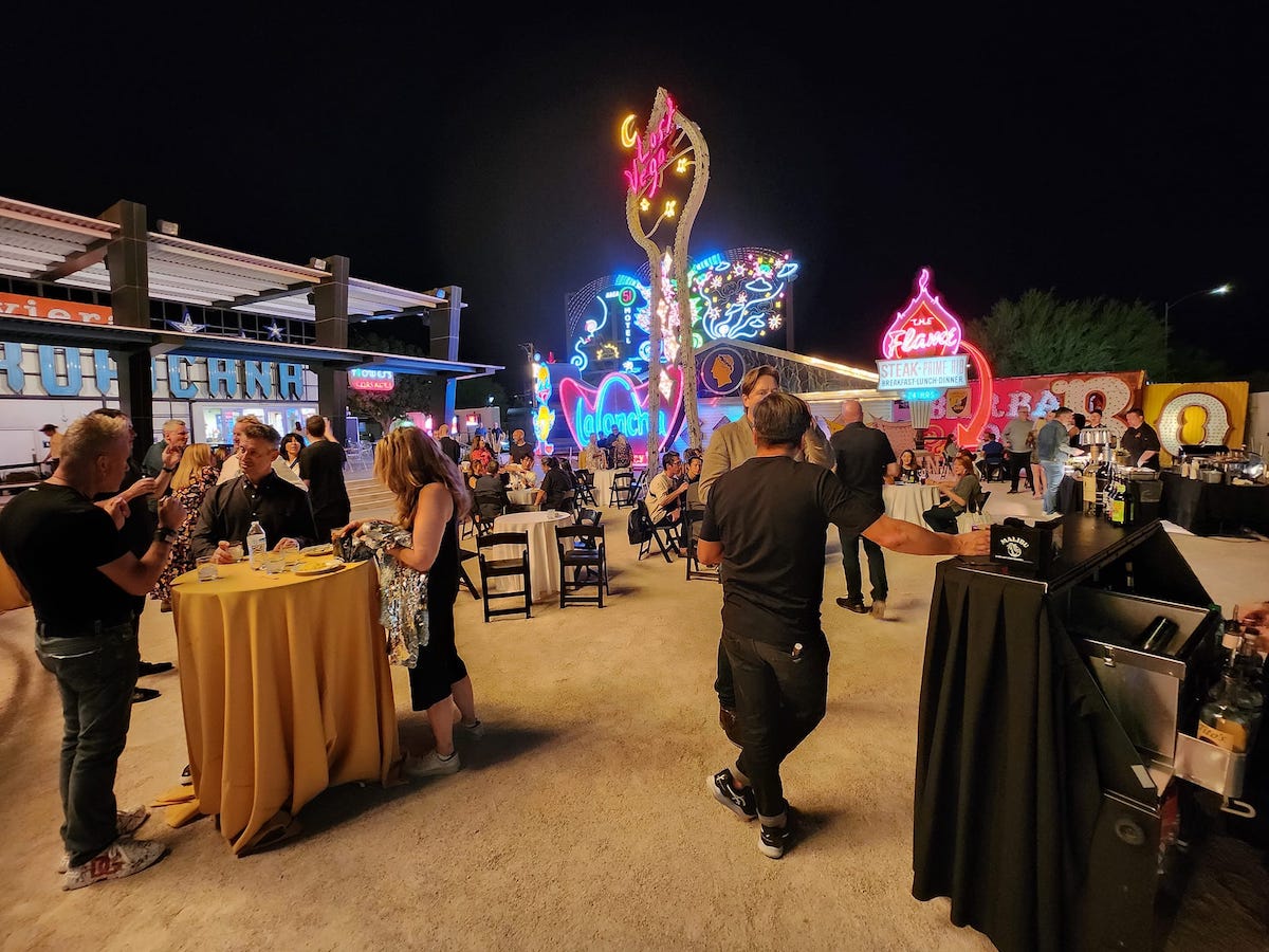 LIA hosts jury dinner and cocktail party at famous Neon Sign Museum in Las Vegas