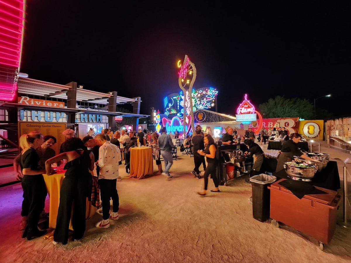 LIA hosts jury dinner and cocktail party at famous Neon Sign Museum in Las Vegas