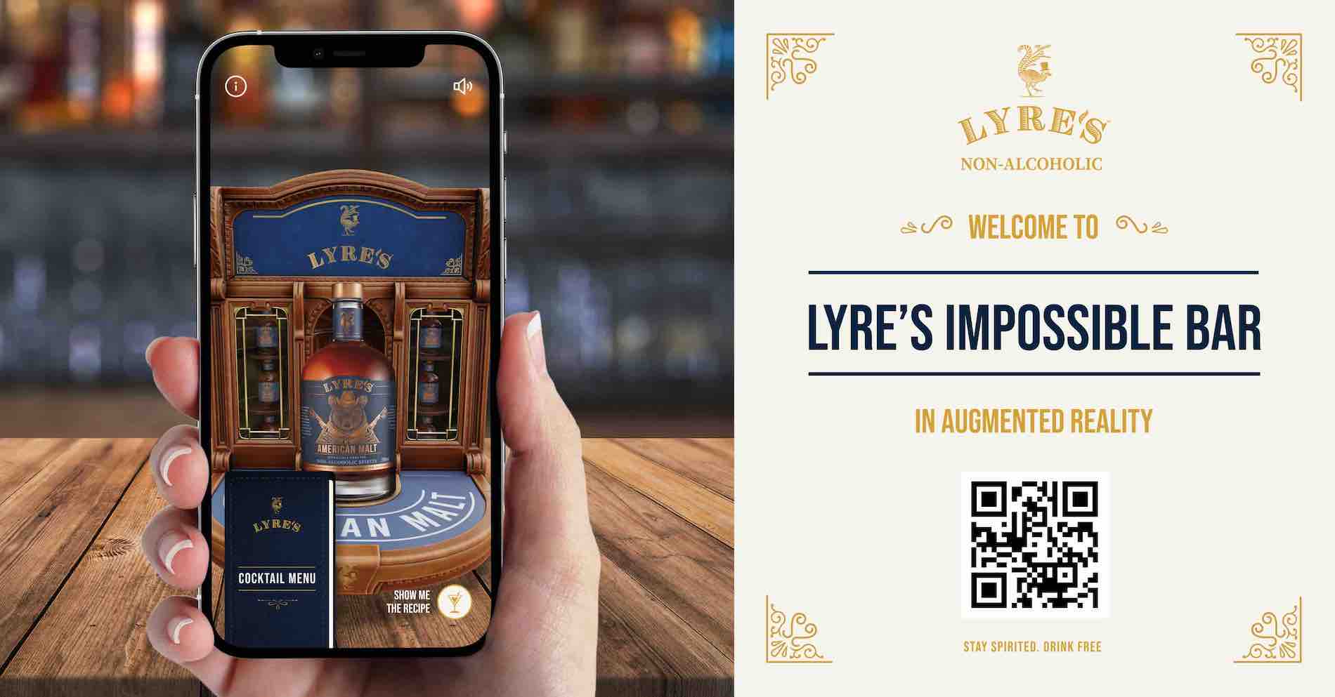 Lyre’s brings the spirit of non-alcoholic to life in new AR work via Unbound + The Kinetic Agency