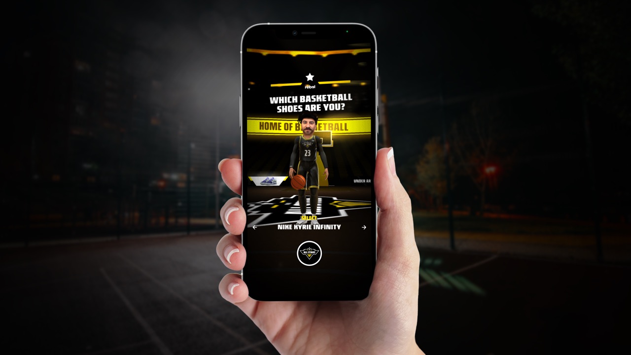 rebel uses augmented reality to create immersive basketball experience via OMD and Unbound