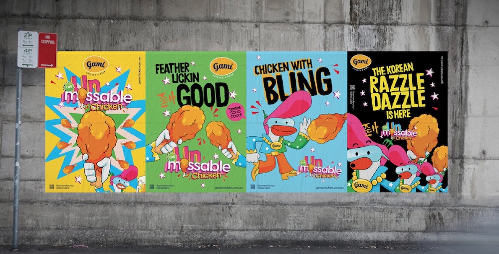Gami Chicken is ‘The Unmissable Chicken’ in new brand platform via The Bureau + Unlisted Artists