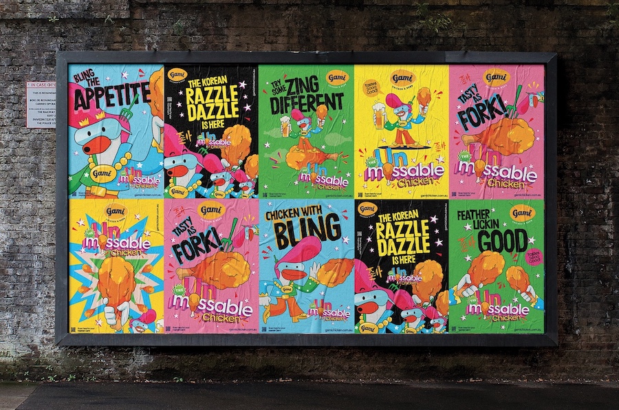 Gami Chicken is ‘The Unmissable Chicken’ in new brand platform via The Bureau + Unlisted Artists