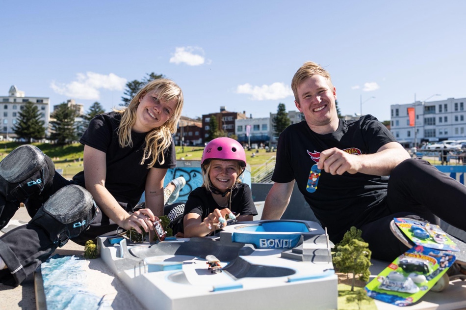 Hot Wheels Skate launches down under by shrinking iconic Bondi skatepark for fingerboarding in new campaign via Thinkerbell