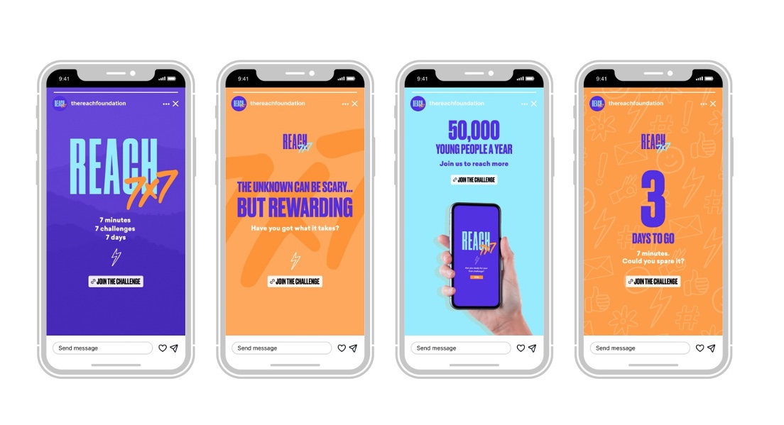 Reach launches the 7×7 Challenge with digital fundraising campaign via Trout Creative Thinking