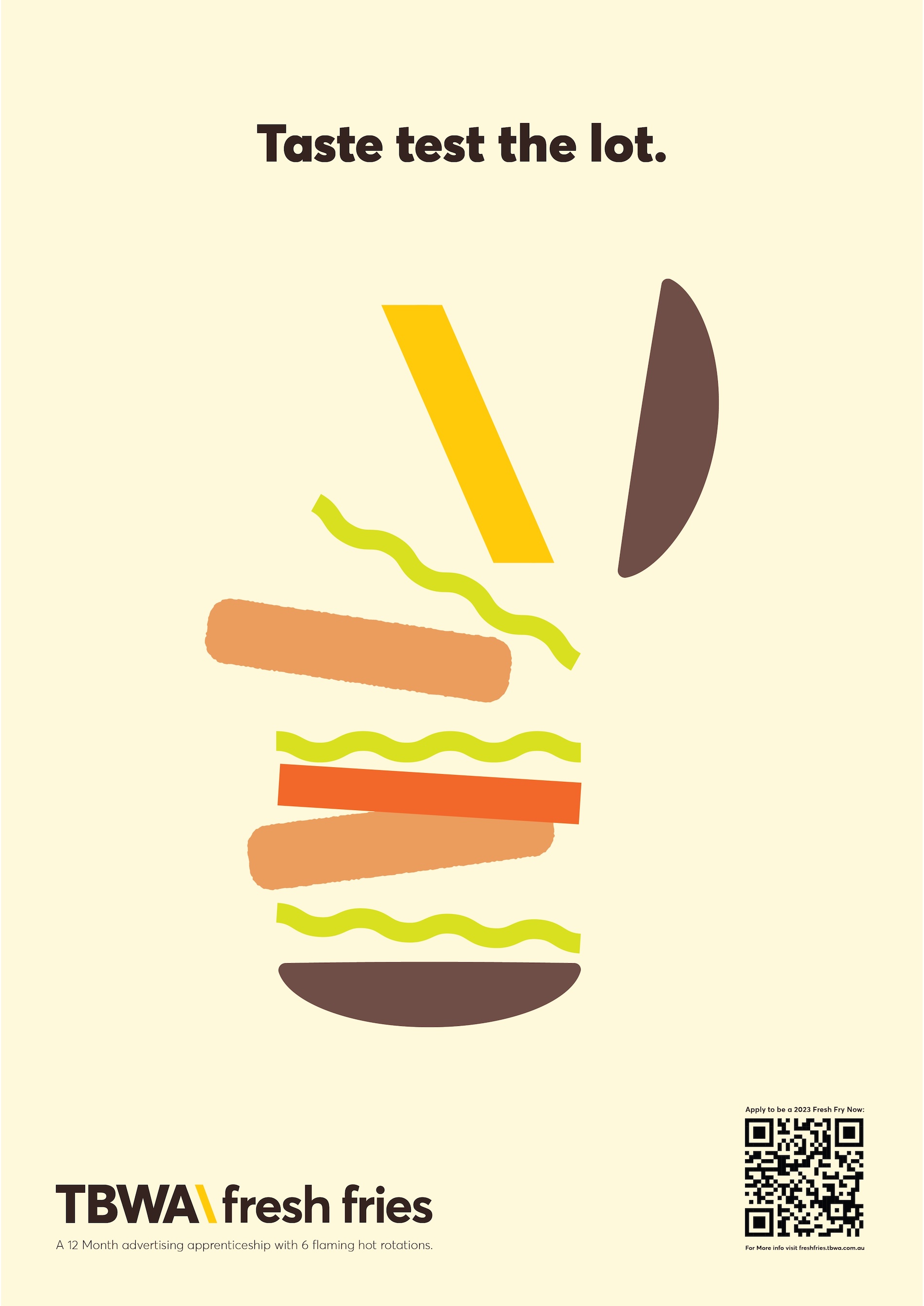 Applications open for TBWA\Melbourne + Adelaide 2023 Fresh Fries Program; deadline Friday 18 Nov