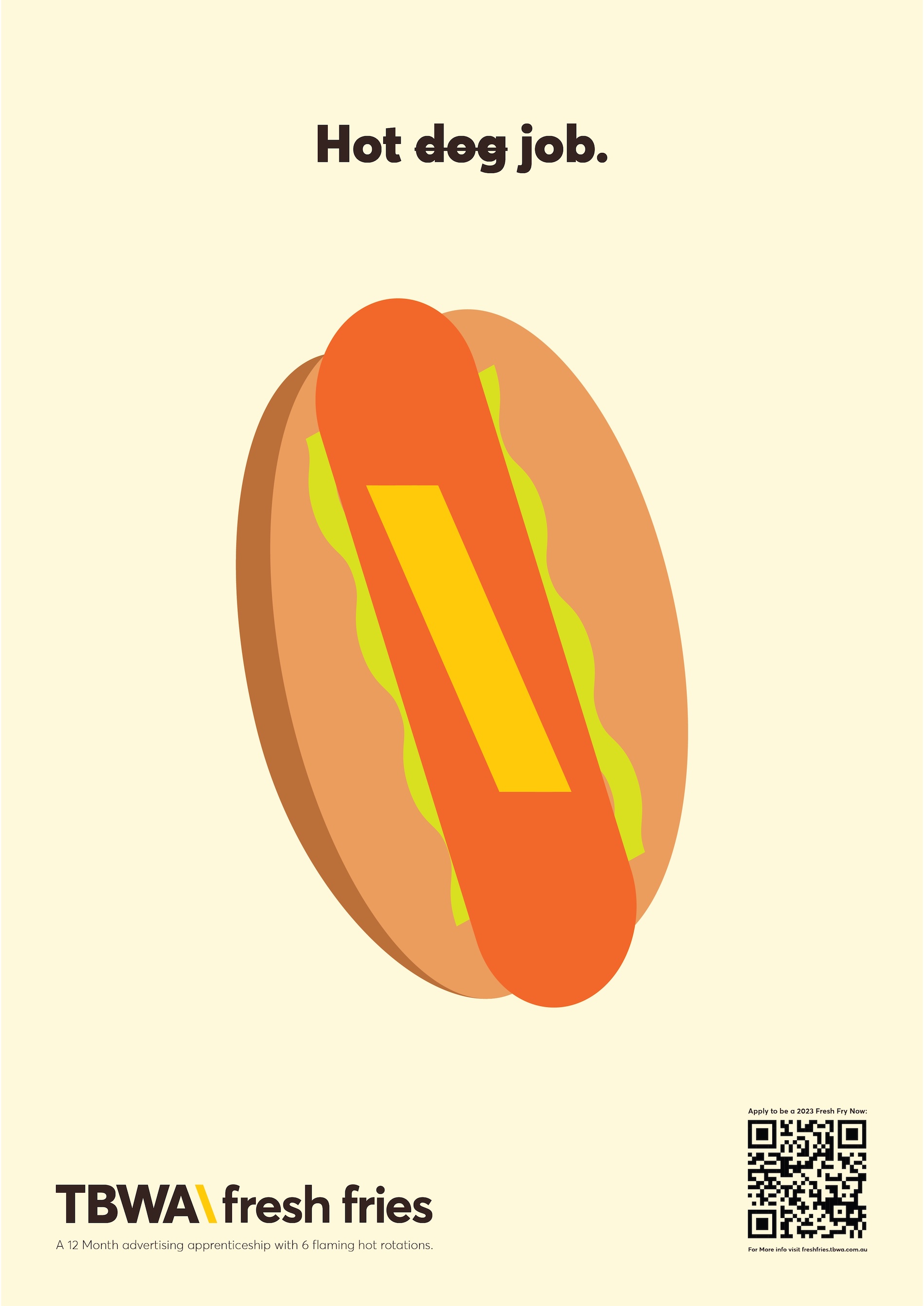 Applications open for TBWA\Melbourne + Adelaide 2023 Fresh Fries Program; deadline Friday 18 Nov