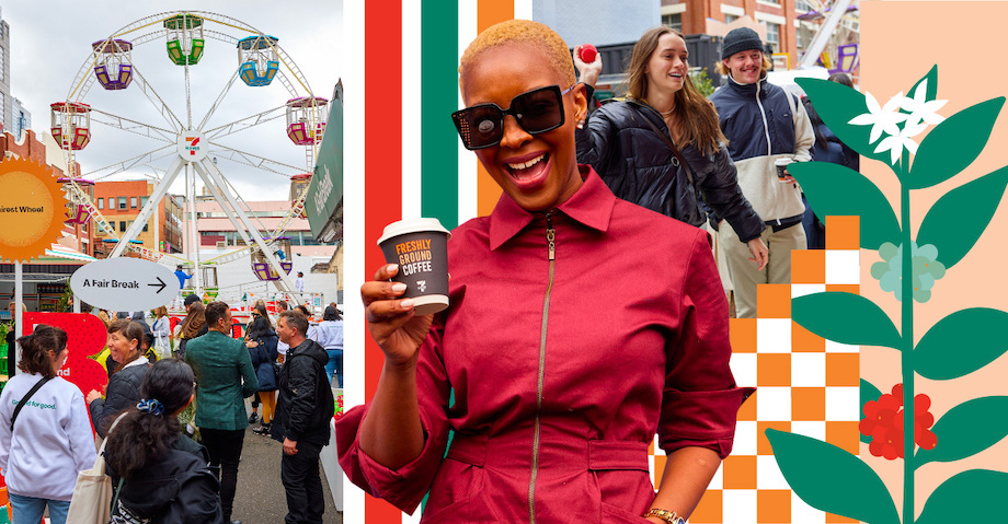 7-Eleven celebrates Fairtrade coffee partnership with ‘Fair Ground’ in Melbourne CBD via TABOO