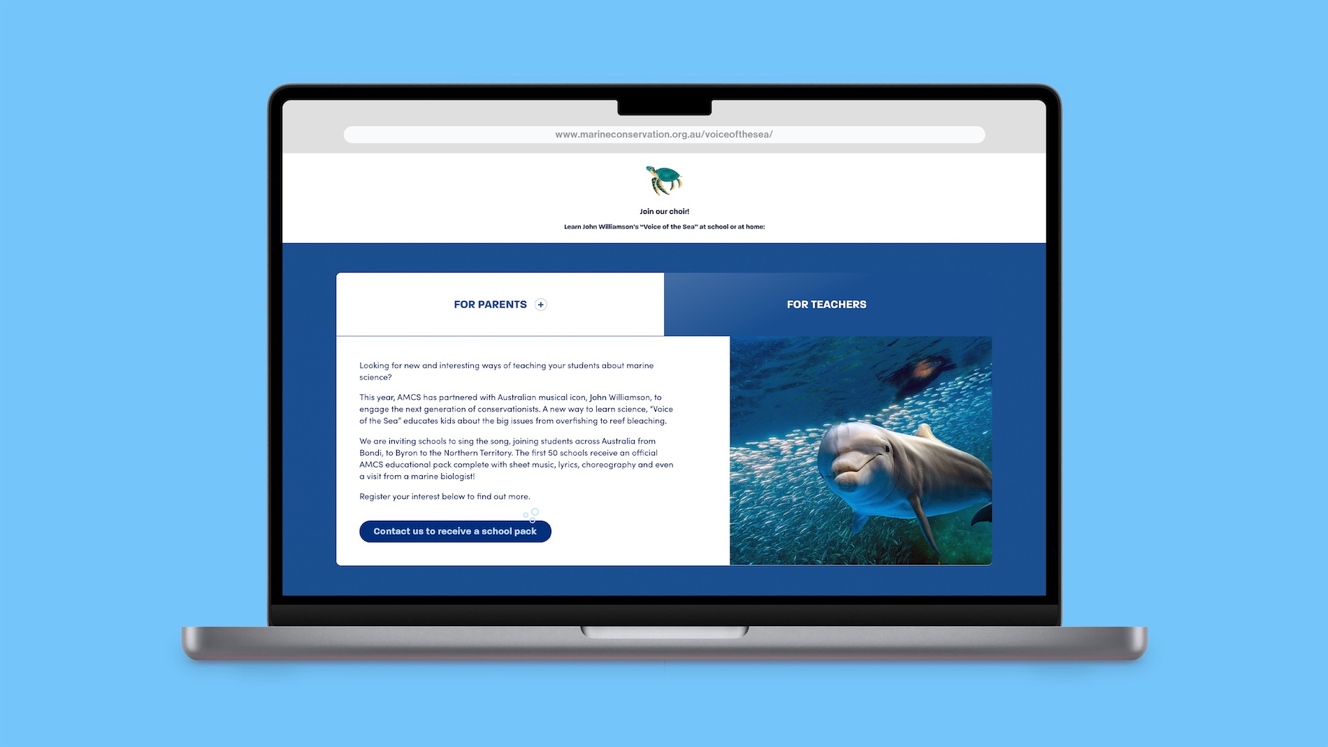 The Australian Marine Conservation Society launches the ‘national anthem of the ocean’ with John Williamson in new campaign via Innocean