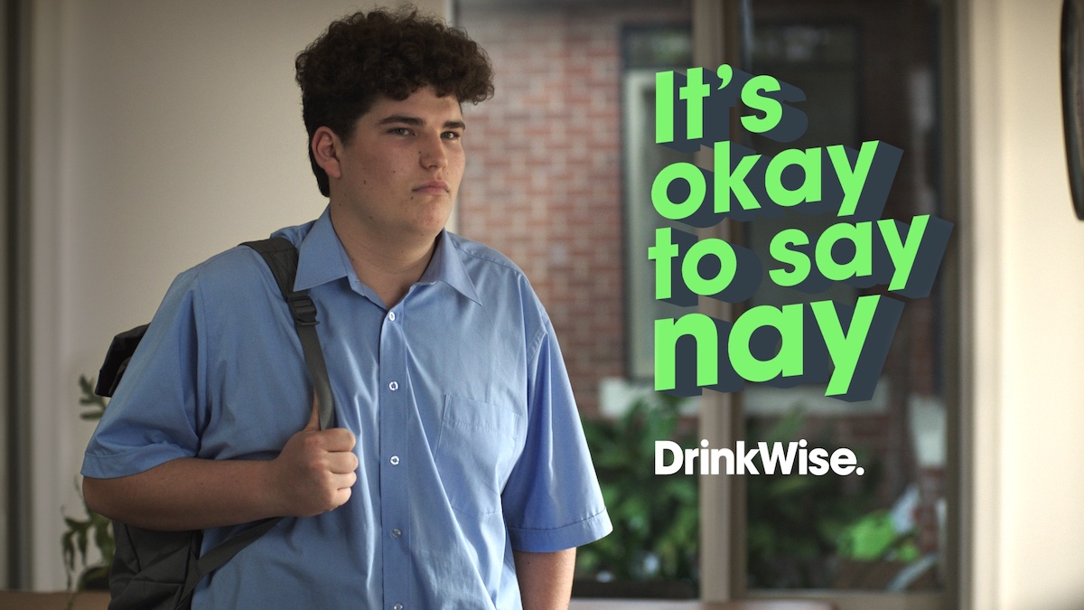 DrinkWise reminds parents that ‘It’s okay to say nay’ in new campaign via The Monkeys