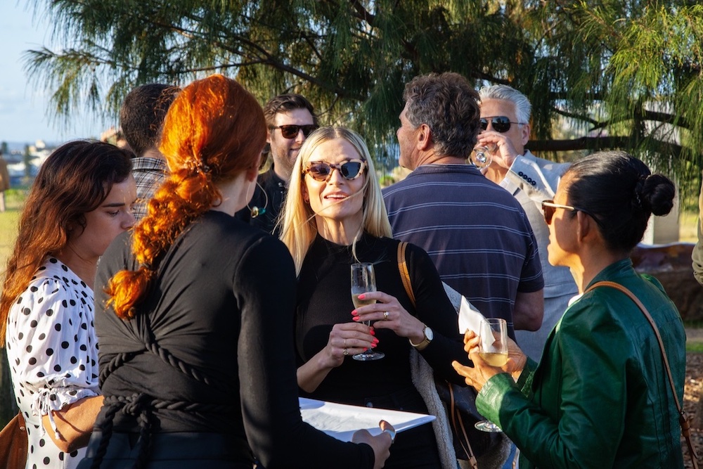 Smith & Western hosts guests at sunset champagne reception for Sculpture by the Sea