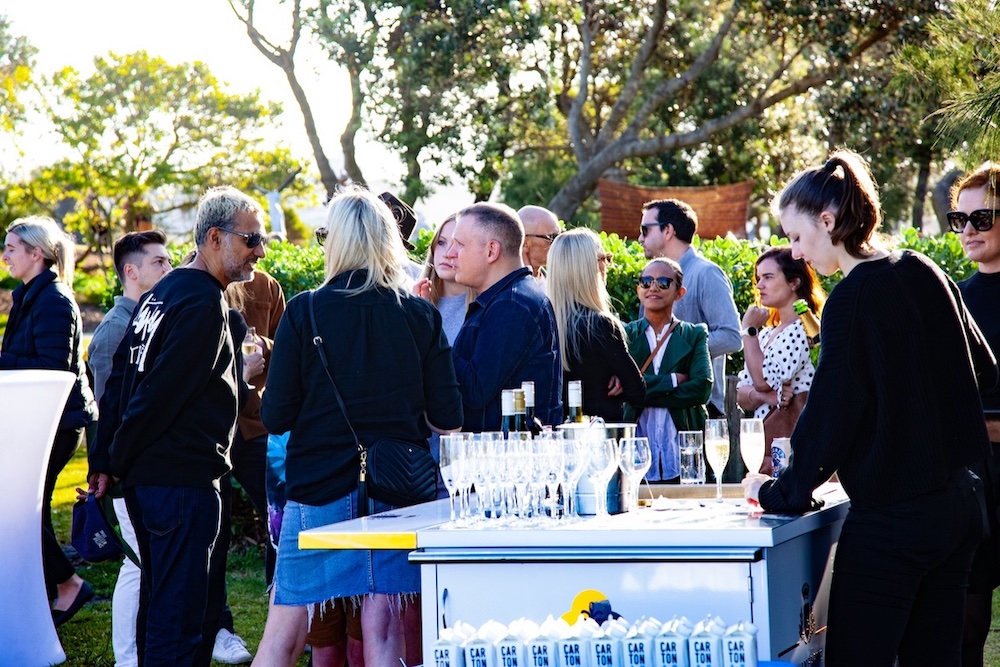 Smith & Western hosts guests at sunset champagne reception for Sculpture by the Sea