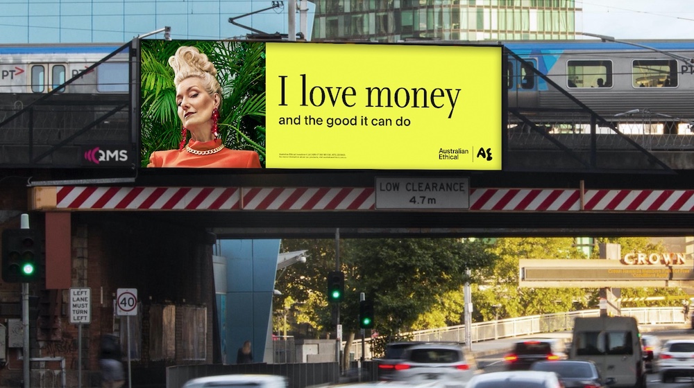 Australian Ethical says money can be a force for good in new campaign via Paper Moose