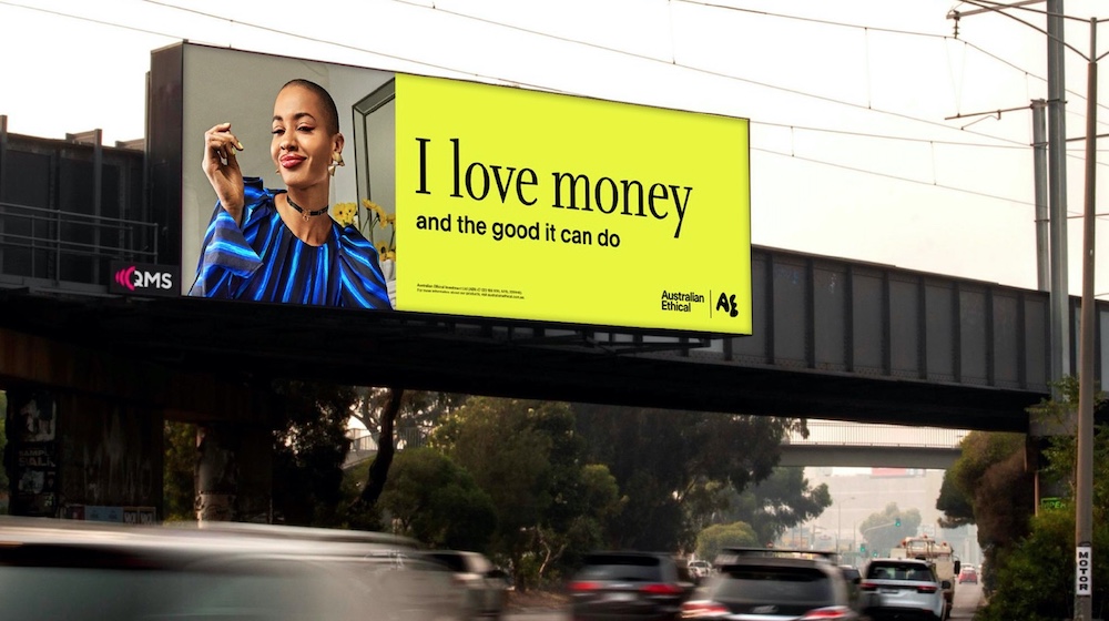 Australian Ethical says money can be a force for good in new campaign via Paper Moose