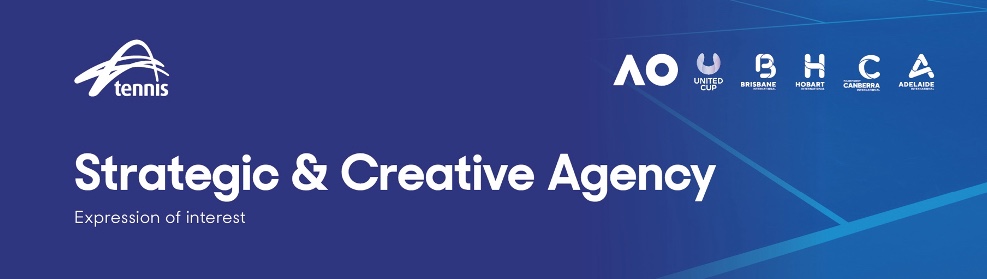 Tennis Australia seeks new agency partner via expressions of interest; due 5pm AEST Dec 2