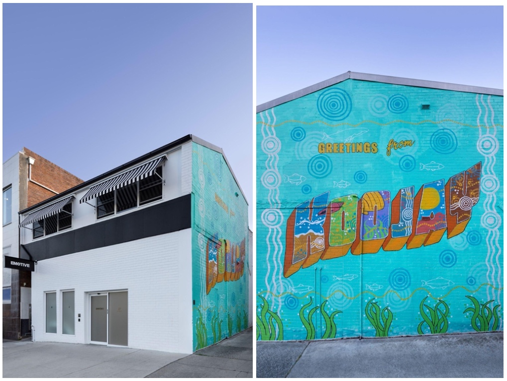 Emotive launches The Alfreda Street Project with giant mural by local artist Jordan Ardler