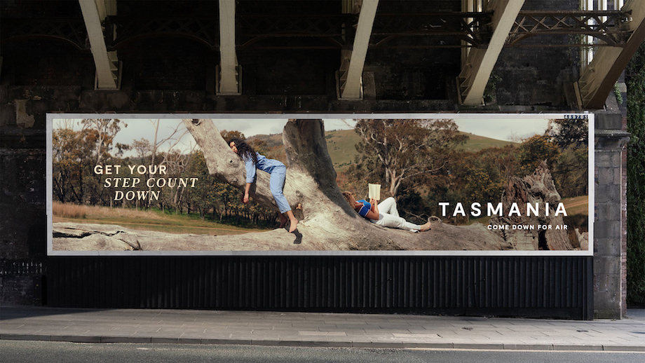 Tourism Tasmania reminds travellers to come down for air in latest campaign via BMF