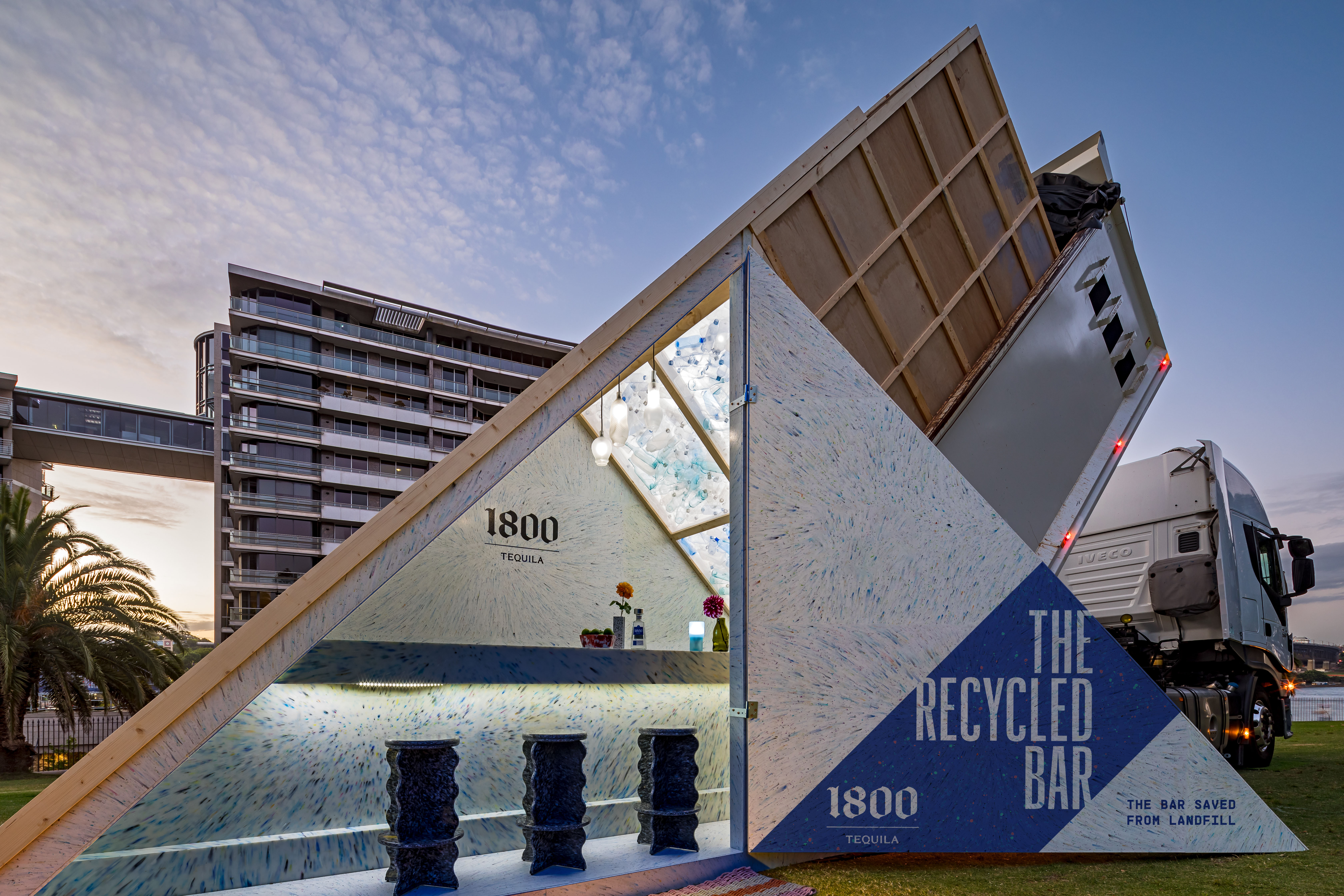 1800 Tequila champions creative potential of waste with launch of The Recycled Bar by 1800 Tequila via DDB Sydney, Mango and Scoundrel