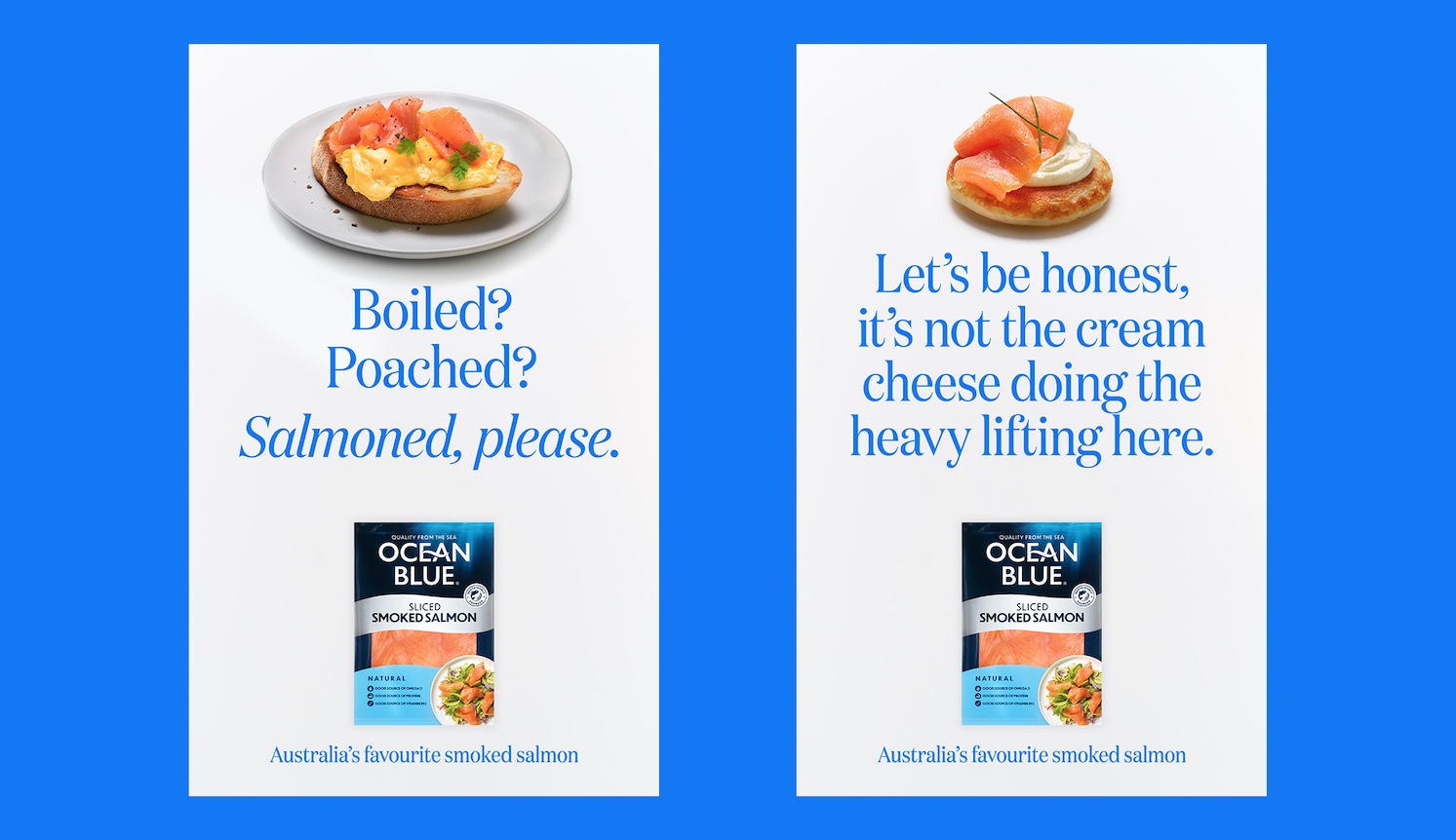 Smoked Salmon brand Ocean Blue launches first major campaign via SICKDOGWOLFMAN