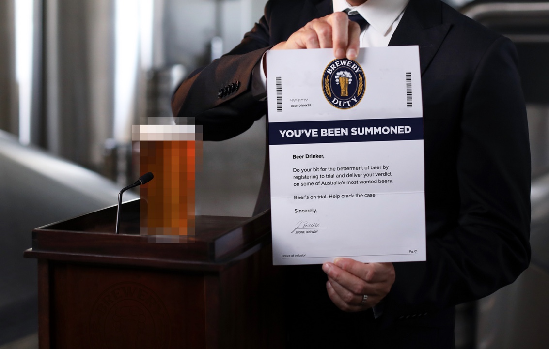 Lion summons Aussie beer drinkers for brewery duty in latest campaign via Thinkerbell