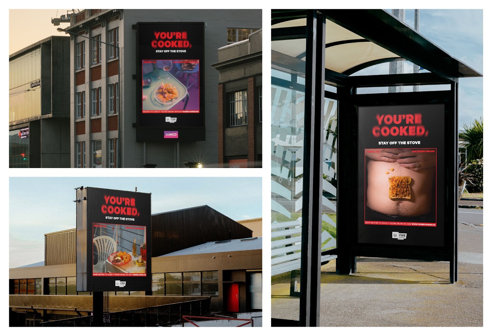 You’re Cooked: Fire & Emergency New Zealand unveils new safety campaign via Motion Sickness