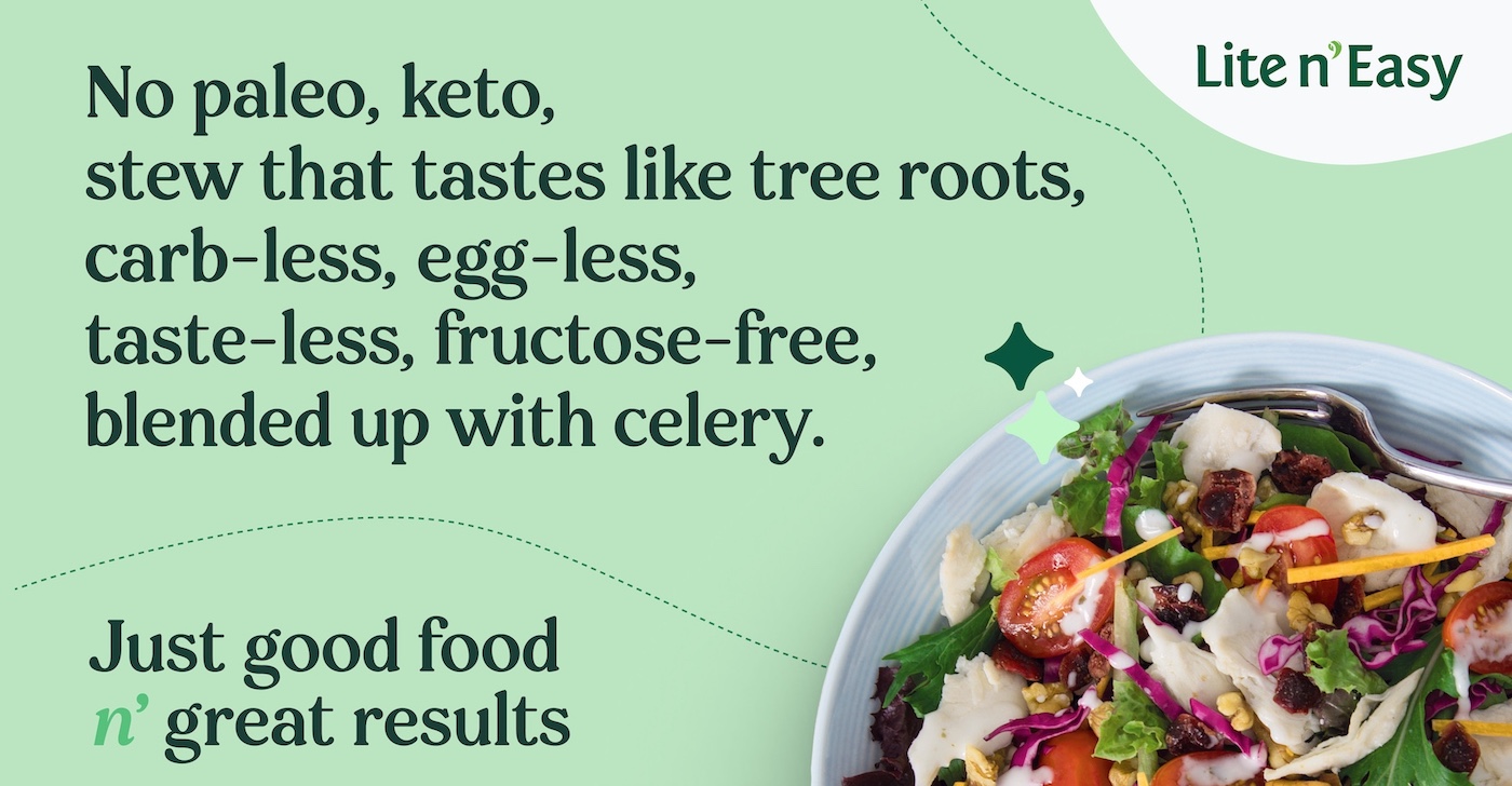 Food delivery service Lite n’ Easy launches ‘Just good food n’ great results’ campaign via Hardhat