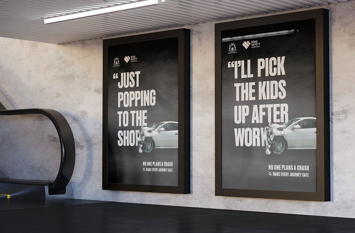 Road Safety Commission WA rolls out full ‘No One Plans a Crash’ campaign via The Brand Agency