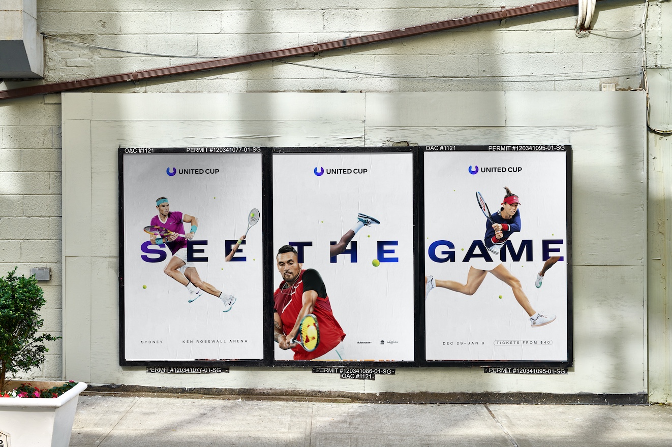 Tennis Australia launches the United Cup by asking fans to see the game not the gender in latest campaign via Sunday Gravy